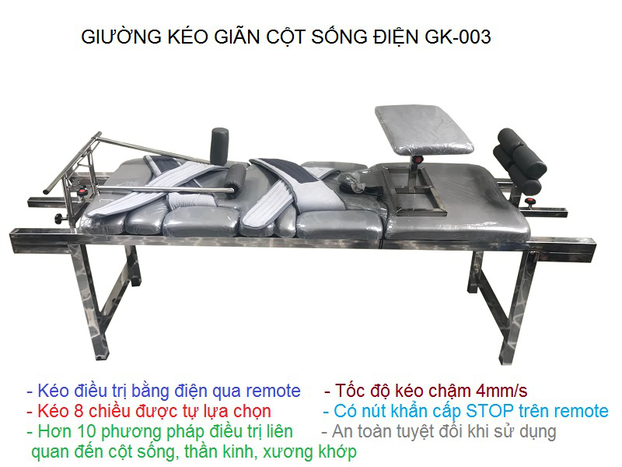 Giường Kéo Giãn Cột Sống Lưng Cổ